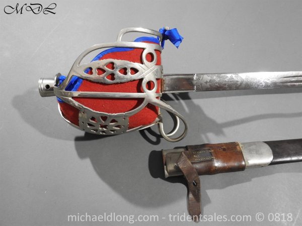 Royal Scots Guards Officer's Basket Hilt Sword - Image 2