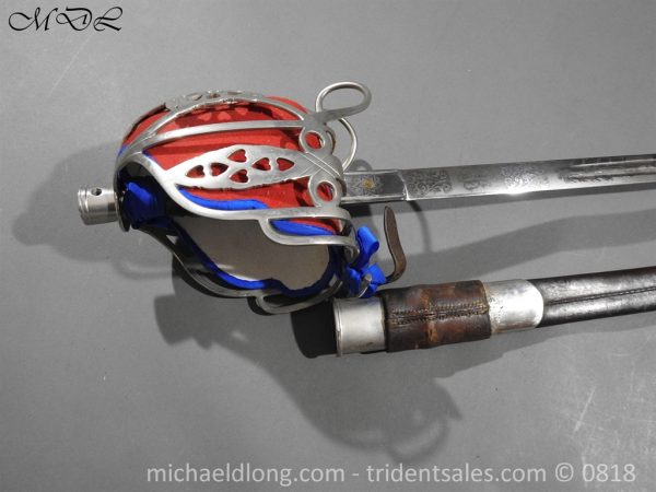Royal Scots Guards Officer's Basket Hilt Sword - Image 29
