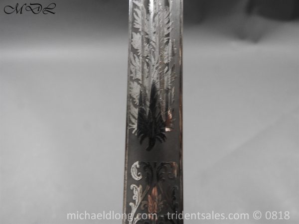 Royal Scots Guards Officer's Basket Hilt Sword - Image 15