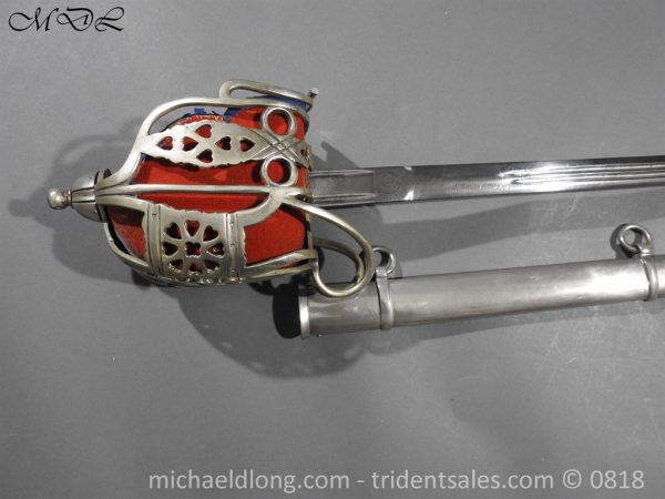 Scottish WW1 Presentation Officer's Broad Sword - Image 2