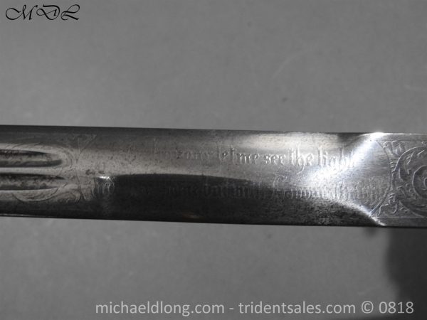 Scottish WW1 Presentation Officer's Broad Sword - Image 18