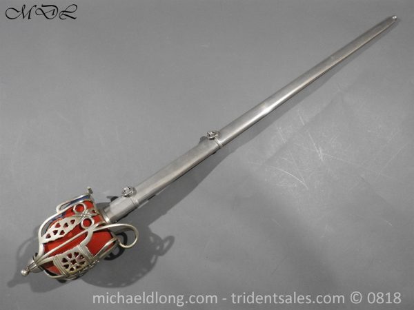 Scottish WW1 Presentation Officer's Broad Sword - Image 3