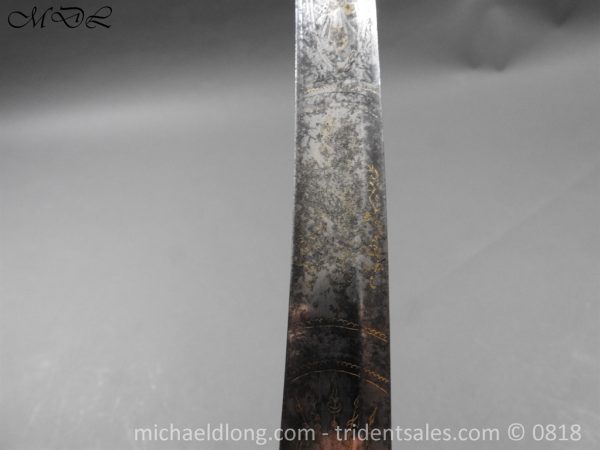 Georgian 1803 Blue and Gilt Officer's Sword - Image 21