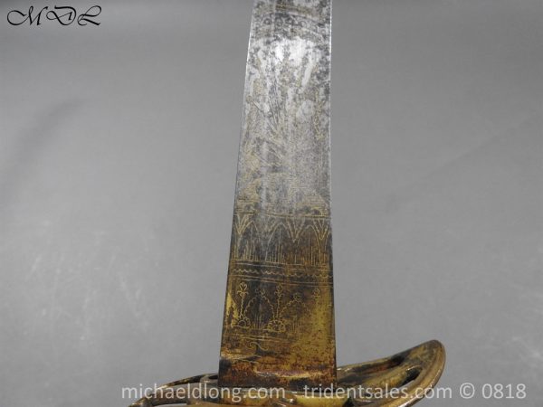 Georgian 1803 Blue and Gilt Officer's Sword - Image 16