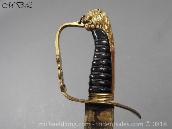 Georgian 1803 Blue and Gilt Officer's Sword - Image 10