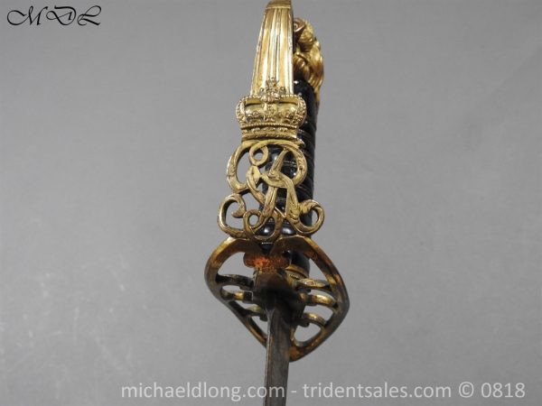 Georgian 1803 Blue and Gilt Officer's Sword - Image 9