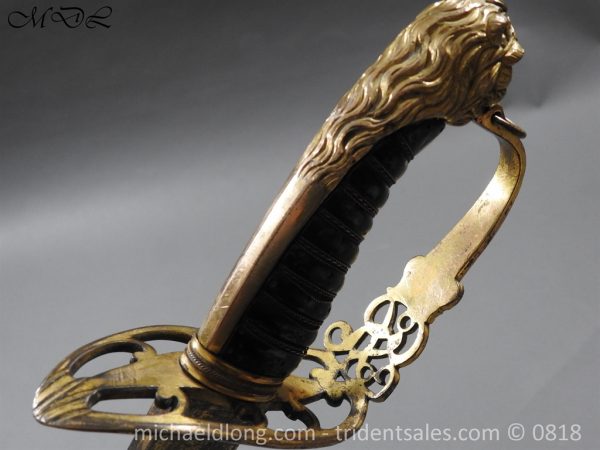 Georgian 1803 Blue and Gilt Officer's Sword - Image 6