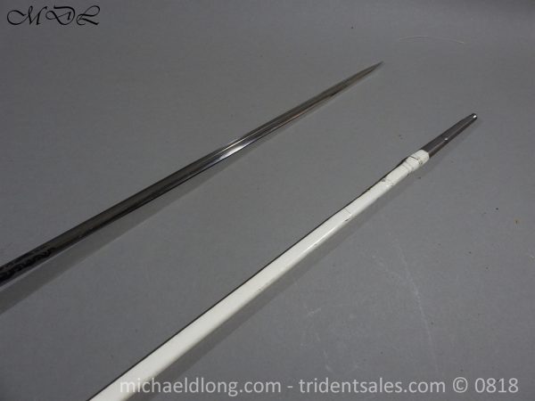 Steel Hilted Small Sword with Blue and Gilt Blade - Image 28