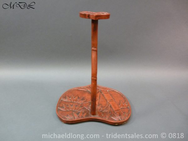 P53714 600x450 Japanese Red lacquer Sword Stand