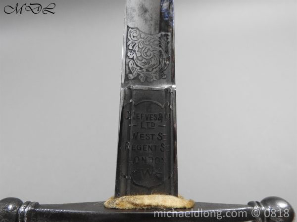 Highland Light Infantry Undress Officer's Sword - Image 16