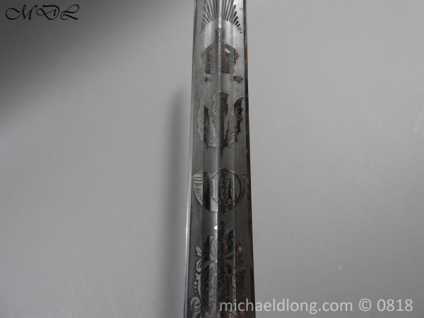Highland Light Infantry Undress Officer's Sword - Image 11