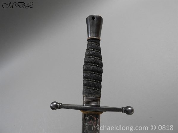 Highland Light Infantry Undress Officer's Sword - Image 8