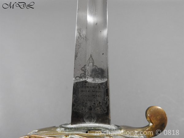 British 1822 Officers Sword by Wilkinson - Maj G Balfour - Image 14