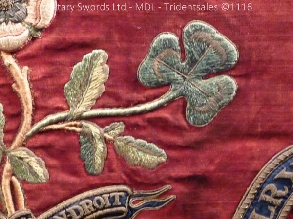 Montgomeryshire Cavalry Victorian Drum Banner - Image 15