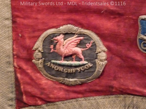 Montgomeryshire Cavalry Victorian Drum Banner - Image 10