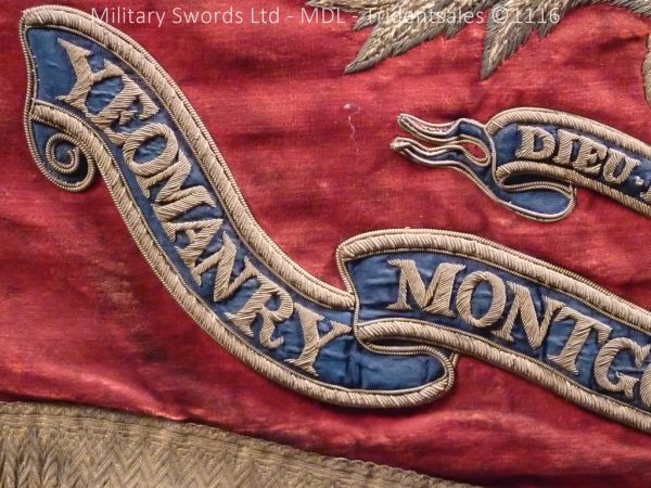 Montgomeryshire Cavalry Victorian Drum Banner - Image 6