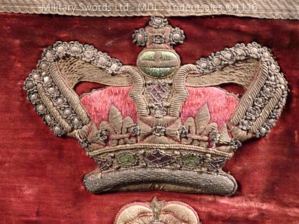Montgomeryshire Cavalry Victorian Drum Banner - Image 3