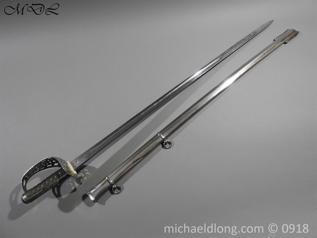 2nd Dragoon Guards Officer's Sword DSO Machine Gun Officer - Image 25