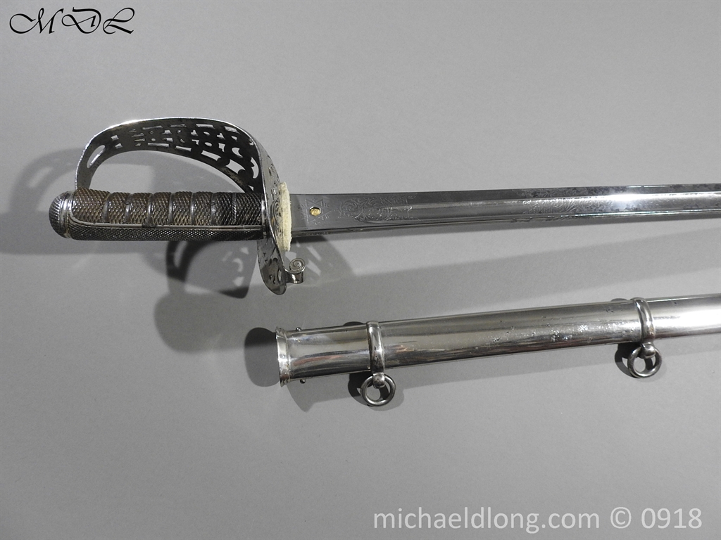 2nd Dragoon Guards Officer's Sword DSO Machine Gun Officer - Image 24