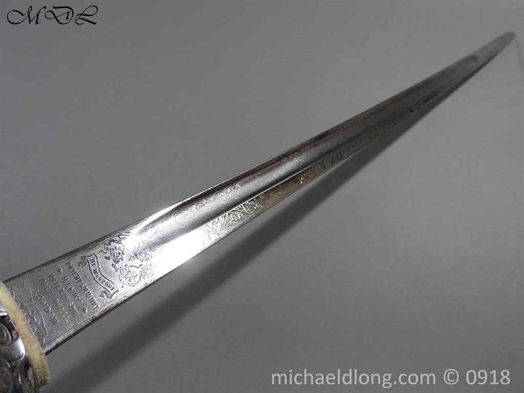 2nd Dragoon Guards Officer's Sword DSO Machine Gun Officer - Image 19