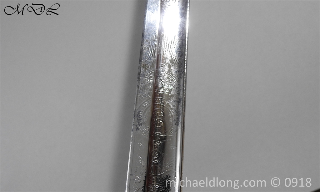 2nd Dragoon Guards Officer's Sword DSO Machine Gun Officer - Image 12