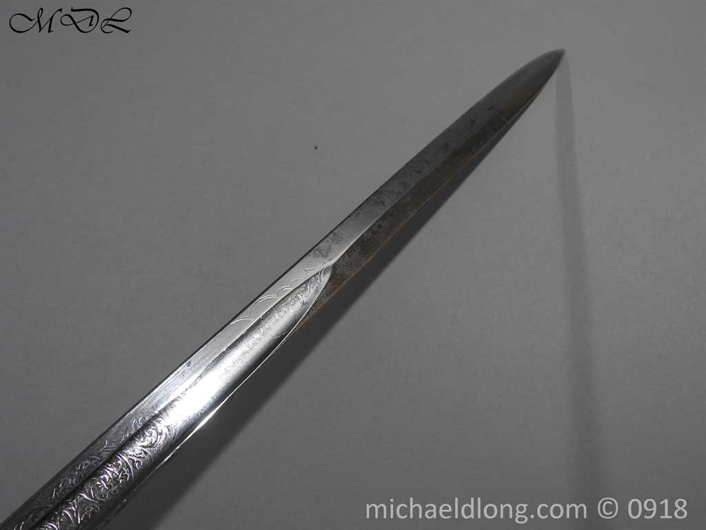 2nd Dragoon Guards Officer's Sword DSO Machine Gun Officer - Image 11