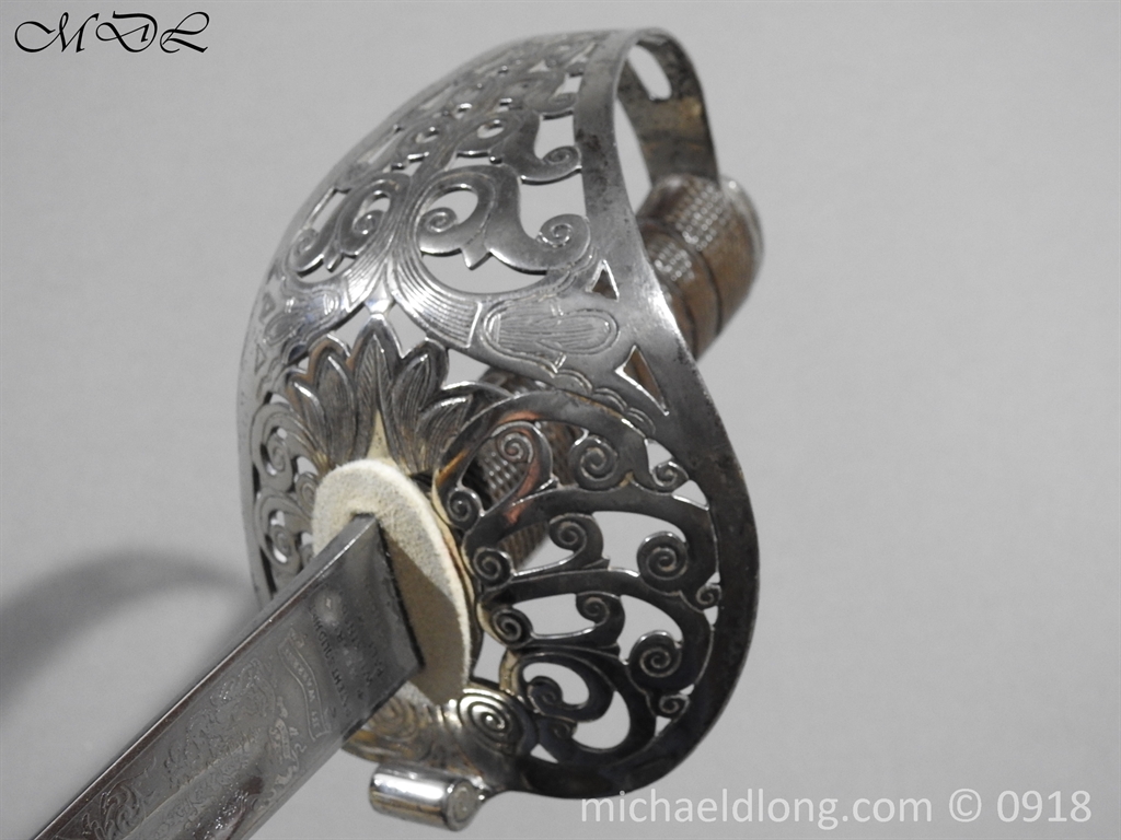 2nd Dragoon Guards Officer's Sword DSO Machine Gun Officer - Image 9