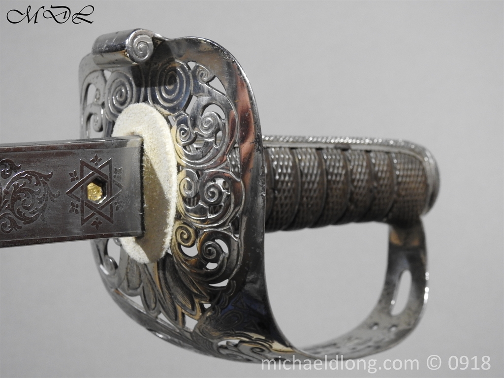 2nd Dragoon Guards Officer's Sword DSO Machine Gun Officer - Image 7