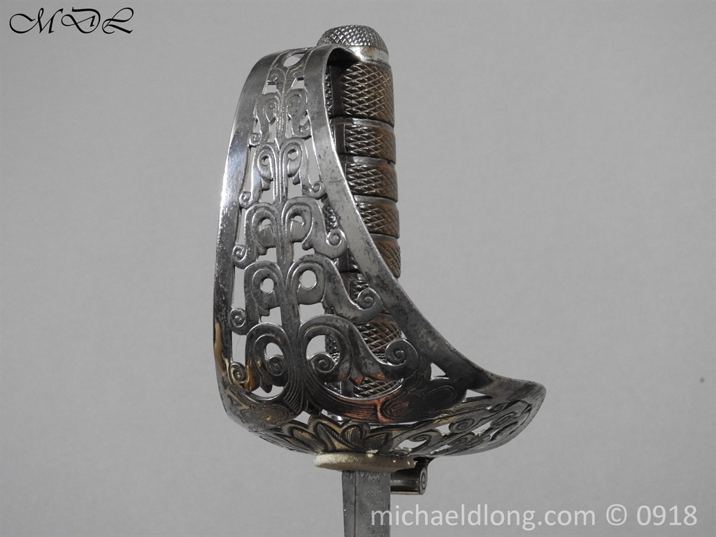 2nd Dragoon Guards Officer's Sword DSO Machine Gun Officer - Image 4