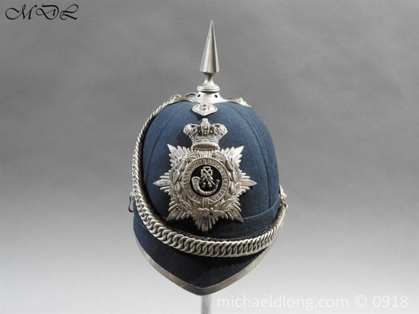3rd Lanarkshire Volunteers Green Cloth Officer's Helmet