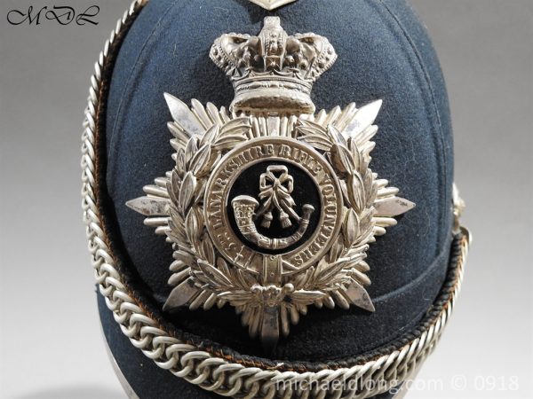 3rd Lanarkshire Volunteers Green Cloth Officer's Helmet - Image 14