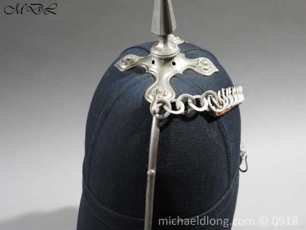 3rd Lanarkshire Volunteers Green Cloth Officer's Helmet - Image 10