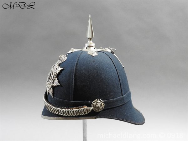 3rd Lanarkshire Volunteers Green Cloth Officer's Helmet - Image 8