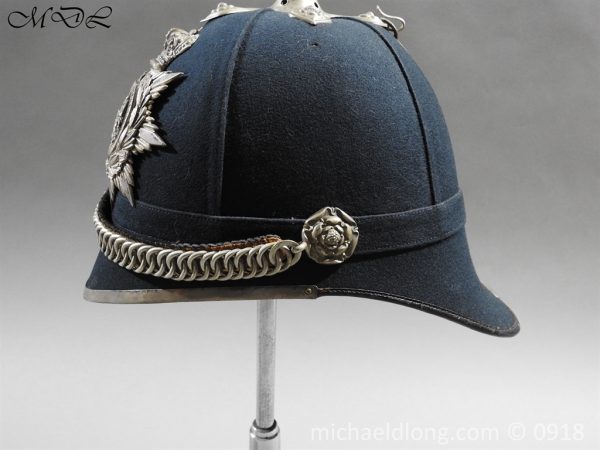 3rd Lanarkshire Volunteers Green Cloth Officer's Helmet - Image 6