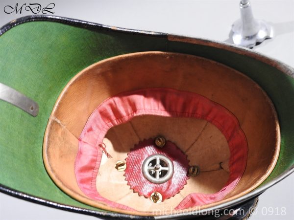 3rd Lanarkshire Volunteers Green Cloth Officer's Helmet - Image 4
