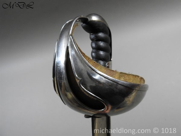 Napoleonic British pattern Celtic Hilted Heavy Cavalry Officer's Sword - Image 8