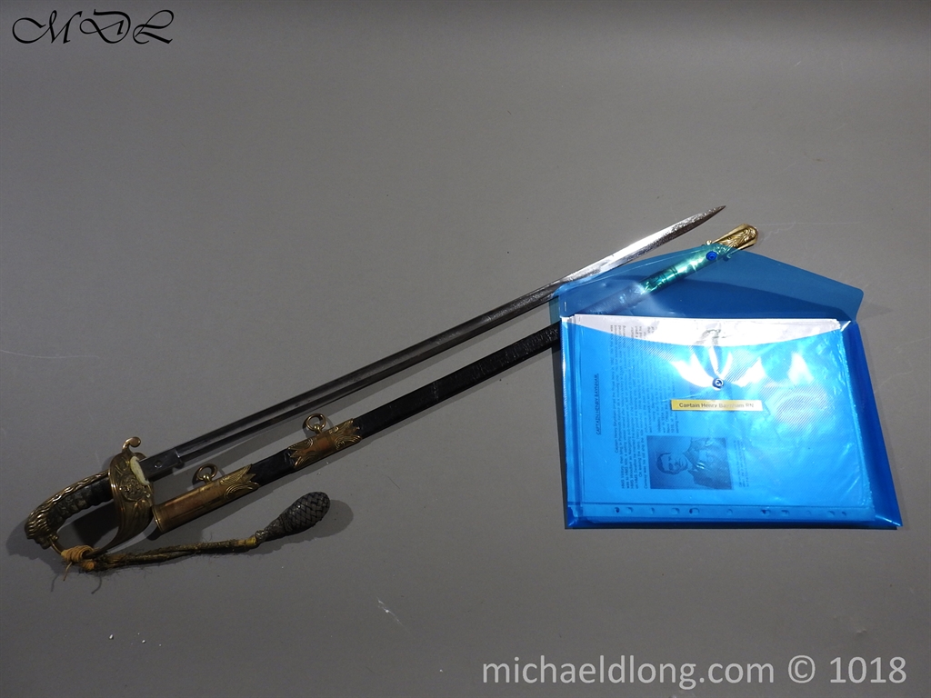 British Naval Officer's Sword - Captain Henry Bayham
