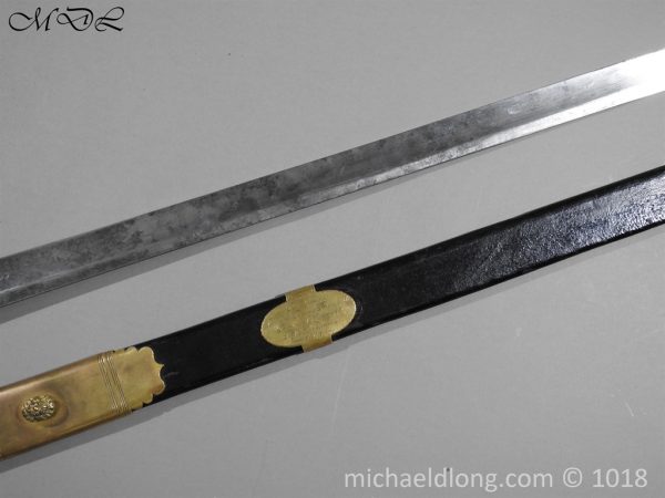 British Georgian Presentation Naval Sword - Image 35