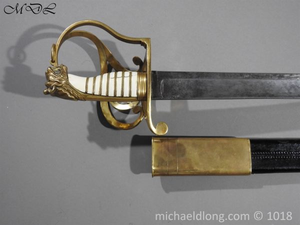 British Georgian Presentation Naval Sword - Image 32