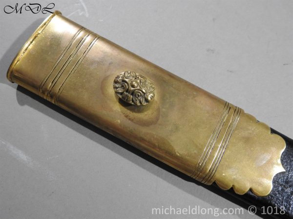 British Georgian Presentation Naval Sword - Image 24