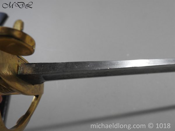 British Georgian Presentation Naval Sword - Image 21