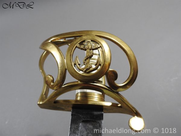 British Georgian Presentation Naval Sword - Image 14