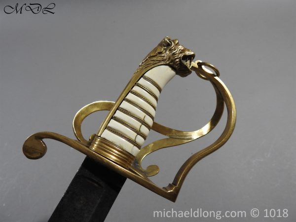 British Georgian Presentation Naval Sword - Image 11