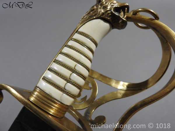 British Georgian Presentation Naval Sword - Image 10