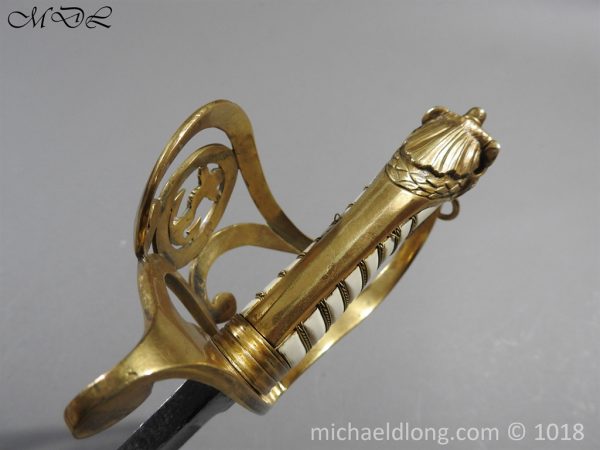 British Georgian Presentation Naval Sword - Image 8
