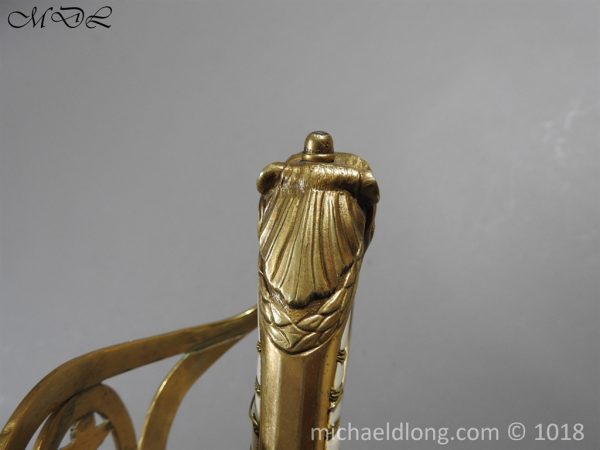 British Georgian Presentation Naval Sword - Image 7