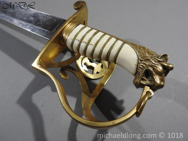 British Georgian Presentation Naval Sword - Image 6