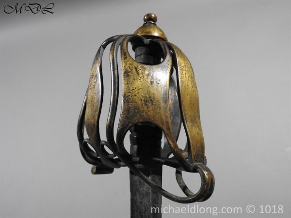 Scottish Brass Hilt Broadsword c 1790 - Image 12