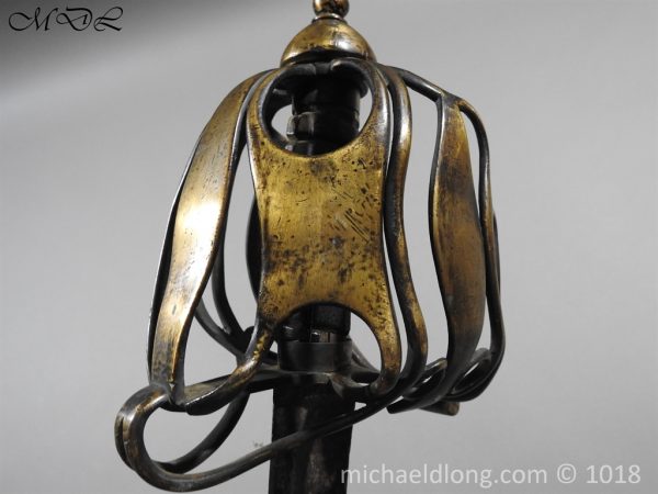 Scottish Brass Hilt Broadsword c 1790 - Image 14