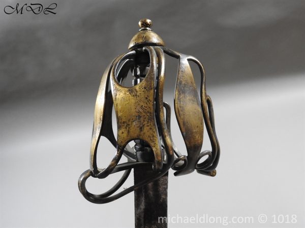 Scottish Brass Hilt Broadsword c 1790 - Image 19